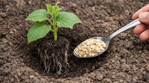 1 Ложка в лунку при посадке ОГУРЦОВ они сразу пойдут в рост, дадут большой урожай и не будут болеть!