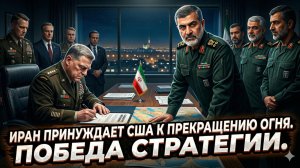 💥Паскаль Лоттаз | Дипломатический нокаут: Иран вынудил США просить перемирия