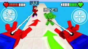 Джей Джей и Майки против охотника за Человеком-пауком от первого лица. Майнкрафт Мультик