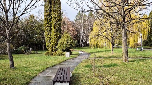 Санаторий ДЖИНАЛ. г. Кисловодск. Прогулка по территории. Апрель -2026 года.