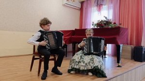 Дуэт "Мальвина и Пьеро" Беляева Анастасия и Груздев Мирон.