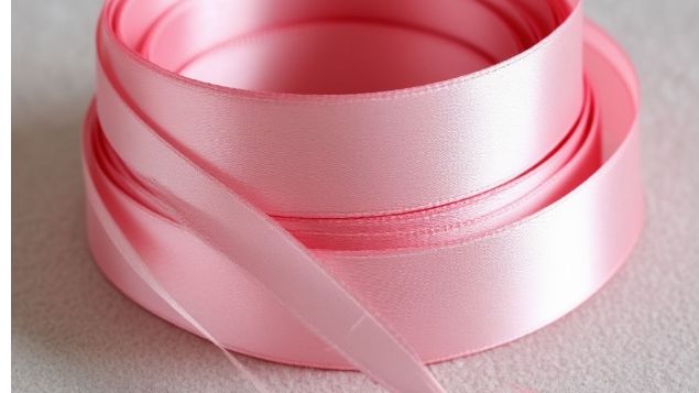 Пышный бантик из ленты