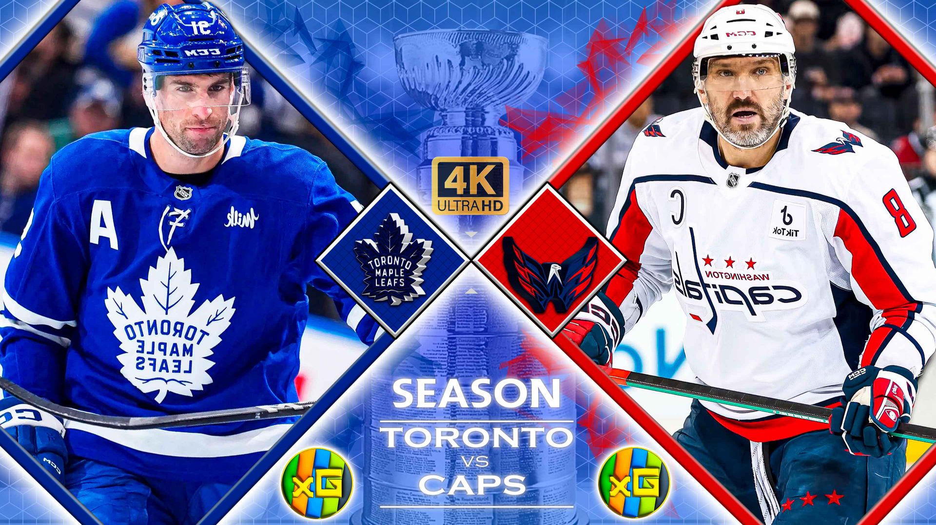 Торонто - Вашингтон | НХЛ | 09.04.2026 | Прямая трансляция | xG