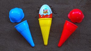 Мороженое и  Игрушка Сюрприз Яйцо  Мультик для Малышей и Детские  Песенки