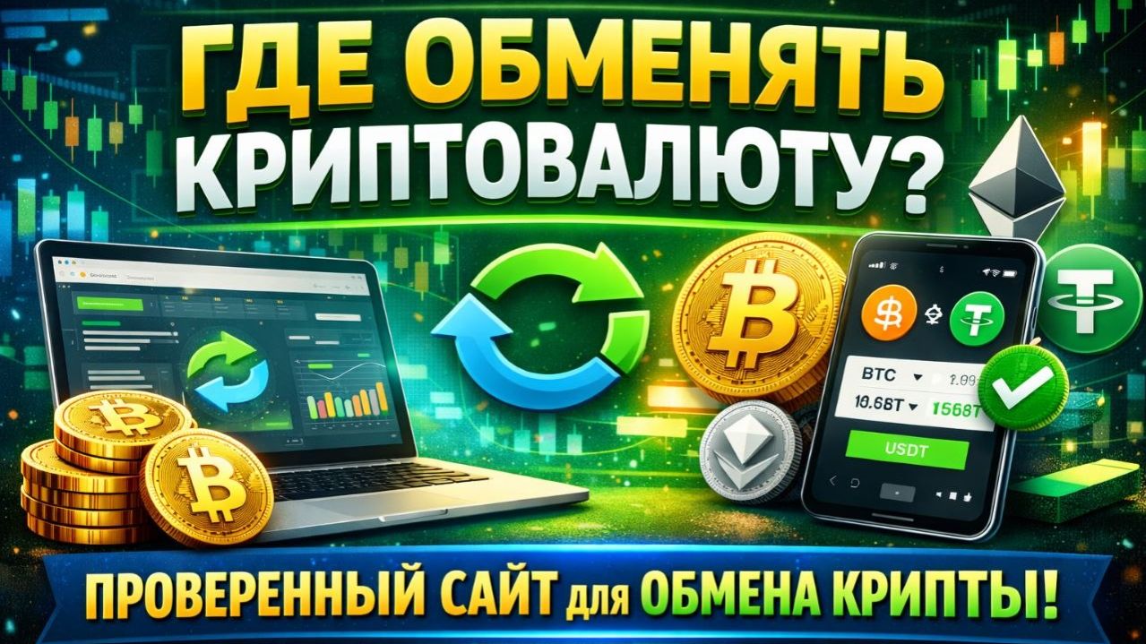Где обменять криптовалюту? Проверенный сайт для обмена крипты и криптовалюты