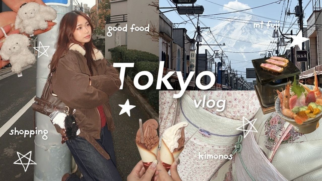 TOKYO VLOG: Stationery Shopping, Mt Fuji, Kimonos, Matcha Lattes, Good Eats, Etc.