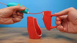 Можно ли починить разбитую чашку ЗD ручкой 3Doodler Start Plus
