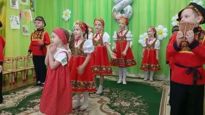 песенка "Как у наших у ворот" подготовительная группа "Гномики" (сл. Е. Масловой)