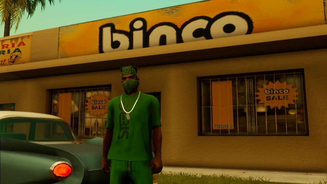 G T A San Andreas  Definitive Edition. Одеваемся в цвета своего района.