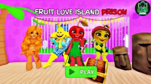 Побег из тюрьмы на острове фруктовой любви! (Обби) Игровой процесс #roblox #obby