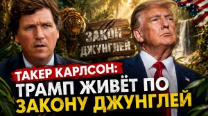 Такер Карлсон ТРАМП - живёт по закону джунглей
