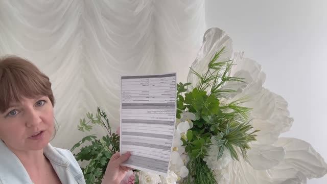 Свадебное оформление. Анкета молодоженов. Часть 4