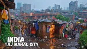 Это настоящая Индия. Жизнь в бедности. Пешеходная экскурсия по Агре. Тадж Махал
