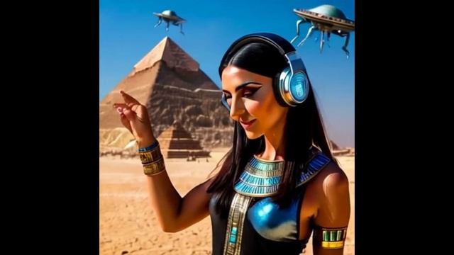 инопланетяне с клеопатрой строят пирамиду юмор музыка