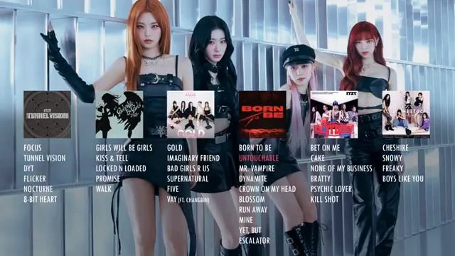 ITZY - 6 полных альбомов / песни и хиты