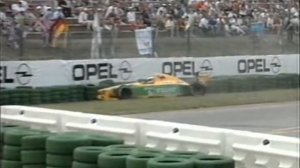 Формула 1. Авария Шумахера на Гран-при Германии 1992 (свободные заезды)