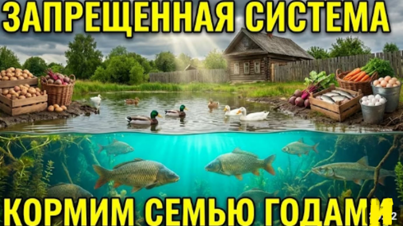 Почему эту систему забыли на 70 лет Пруд который кормит семью годами [get.gt]