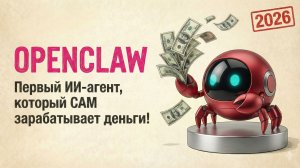 OpenClaw — Первый ИИ-агент, который САМ зарабатывает деньги!