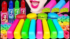 🌈 Радужные десерты 🌈 - СЛАДОСТИ и МАГИЧЕСКИЕ желе АСМР Мукбанг. ASMR еда.