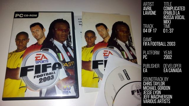 FIFA Football 2003 Soundtrack - Avril Lavigne - Complicated (Pablo La Rossa Vocal Mix)