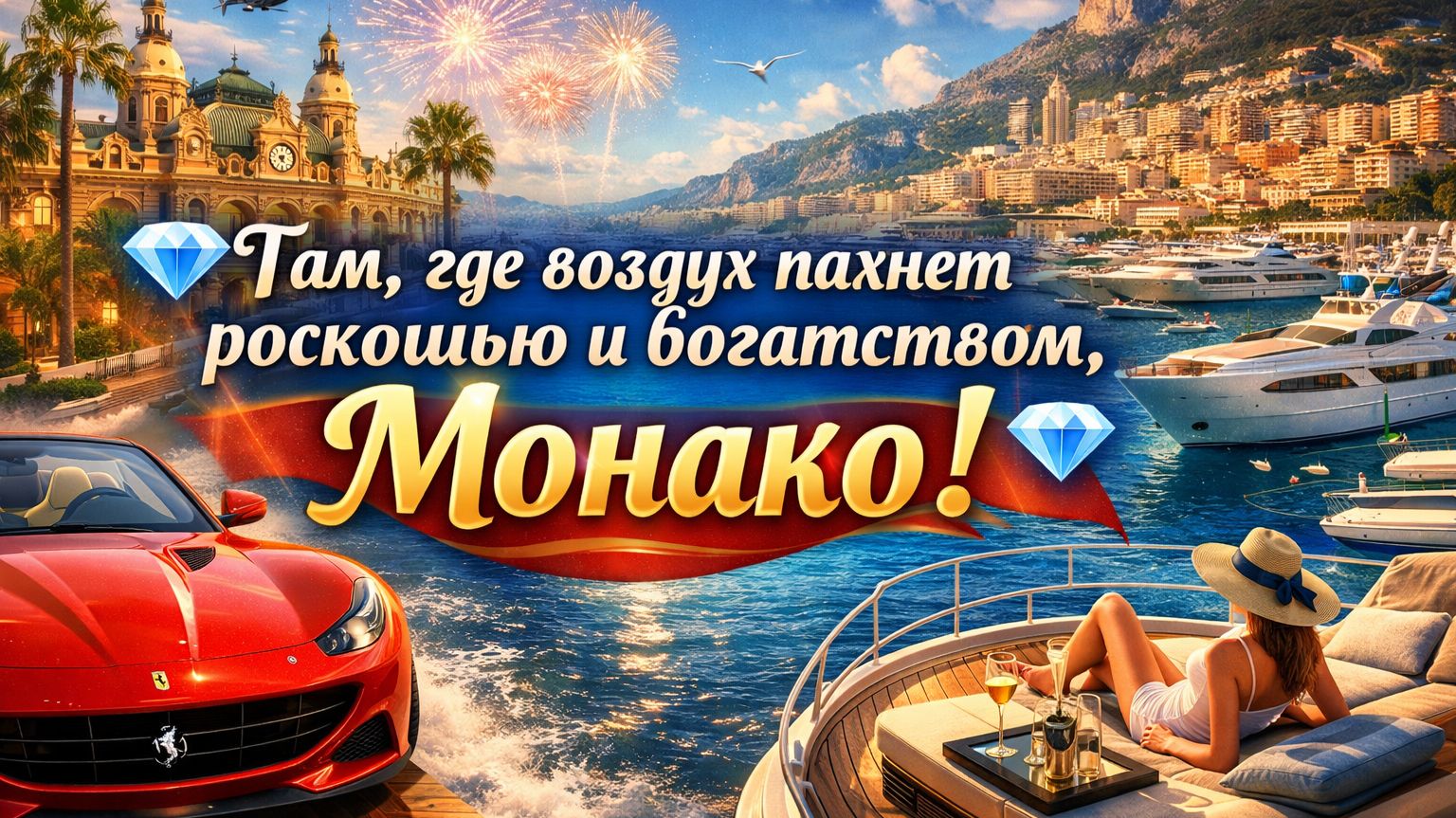 💎Там, где воздух пахнет роскошью и богатством, Монако!💎