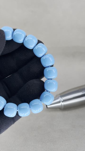 TQ-11. Браслет из бирюзы БУ ТЯНЬ ШИ 补天石