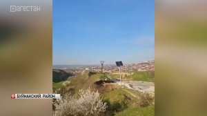 В Буйнакском районе из-за оползня перекрыта дорога к селу Верхнее Казанище