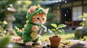 Рыжий котенок и знаменательный день мамы в супермаркете