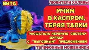 🌞 ВИТА. МОШЕННИКИ ЗВОНЯТ | ТЕЛЕФОННЫЕ МОШЕННИКИ