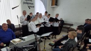 Я славлю Бога моего за дар спасения / хоровая группа