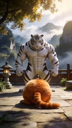 Кот играет в баскетбол
