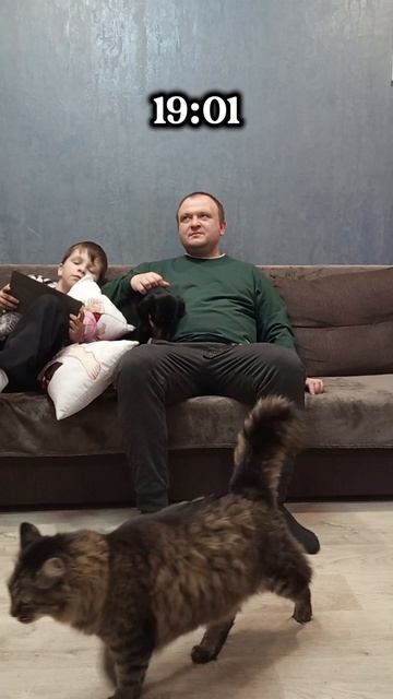 Когда пришел с работы #моясемья #моипитомцы