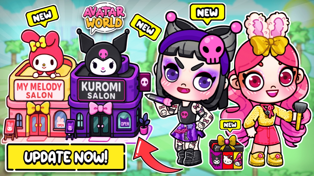 Мелоди и Куроми в Avatar World. Часть 1