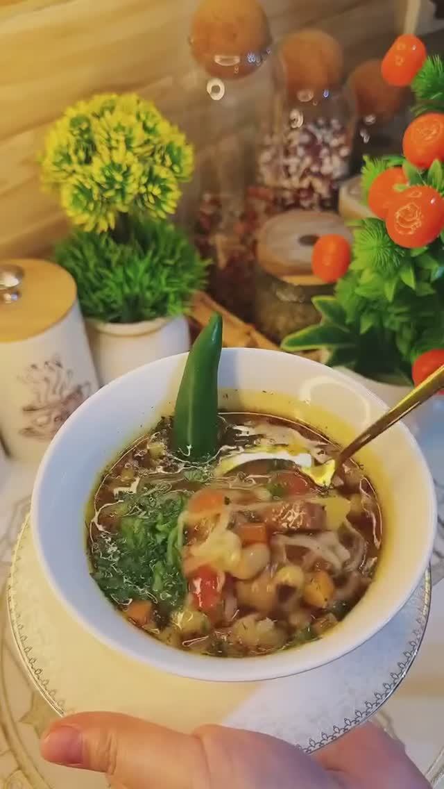 Суп «Угро» с белой фасолью