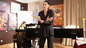 Юлия Гордина исполняет романс «Свидание» Аренского на слова Пушкина. Фортепиано — Юлия Родимова