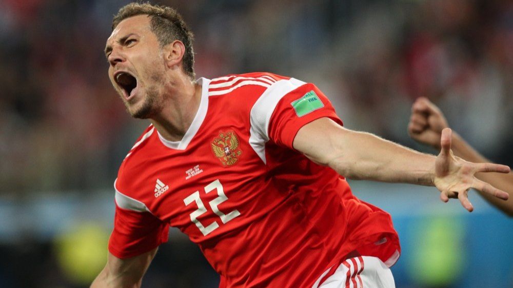 Артём Дзюба и Игорь Акинфеев. Спорный гол.