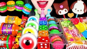 🌈 Радужные десерты 🌈 - СЛАДОСТИ и МАГИЧЕСКИЕ желе АСМР Мукбанг. ASMR еда.