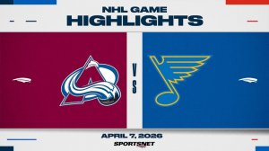 08.04.2026 | ОБЗОР МАТЧА | Сент-Луис Блюз - Колорадо Эвеланш | Highlights