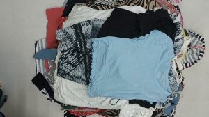 42372 Футболки женские, 4пак, A48, секонд (cream) оптом