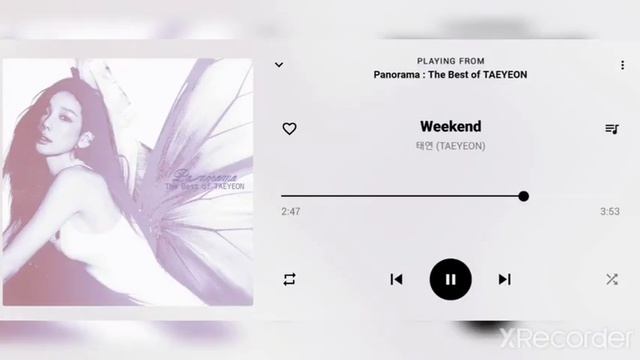 TAEYEON (태연) - Panorama / песни и хиты