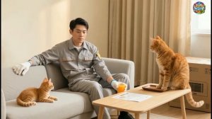 Трогательная история: котёнок в шапке-тигре боялся зубного врача, но всё обошлось