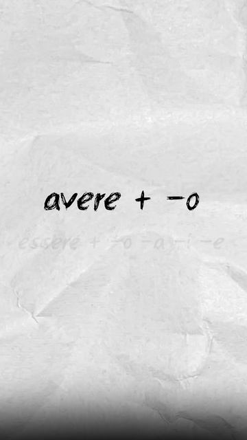 Прошедшее время Passato Prossimo. Итог