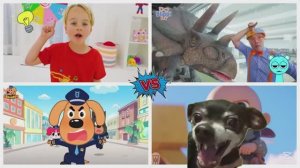 Тайлс Хоп Баттл: Шериф Лабрадор, Влад и Ники, Блиппи против Гадкого Я 4 — Музыкальный Ритм ЭДМ