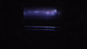 Gas transformation in a lamp at 120 kV (accelerated)