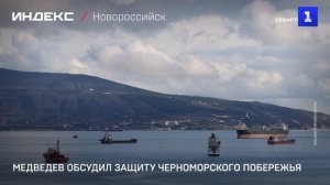 Медведев обсудил защиту Черноморского побережья