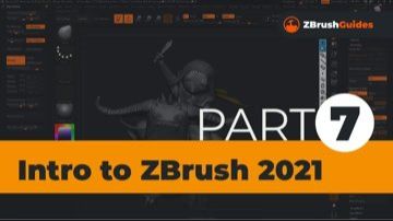 Знакомство с ZBrush 2021. Часть 7