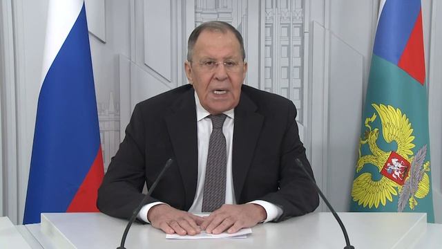 Видеообращение  С.Лаврова к зрителям документального фильма «Помощь без границ»