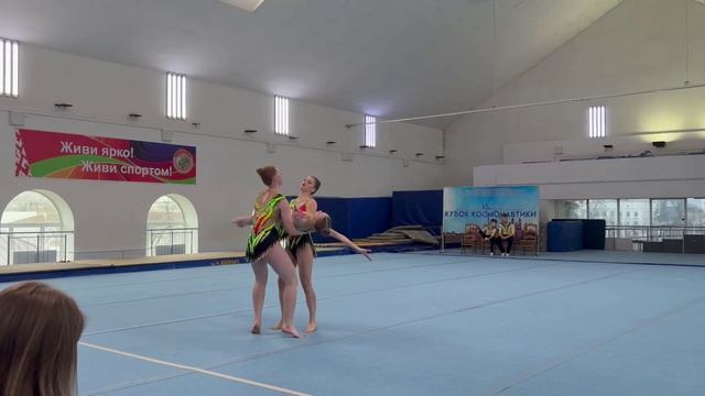 Тройка 14+, Хаванская Милана-Атаманова Александра-Пустобаева Софья, Темповое упражнение