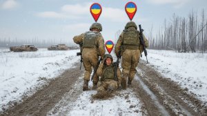 Украинское подразделение встречает российские силы — кадры с GoPro