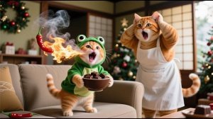 Шоколадная ловушка Рыжего котенка выходит из строя! 🍫🔥 / Самая смешная реакция мамы-кошки